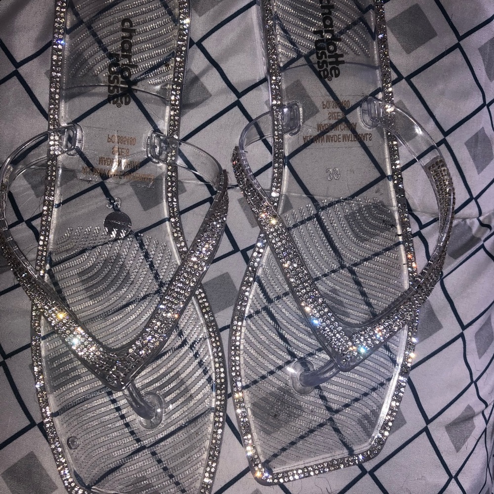Diamond Charlotte Russe Flip Flops